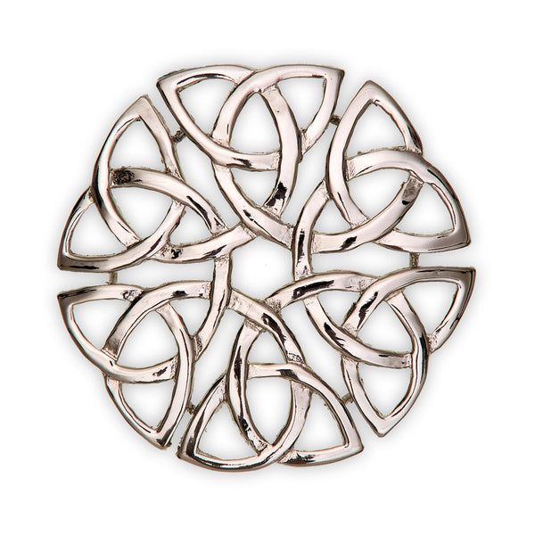 Triune Interlace Brooch