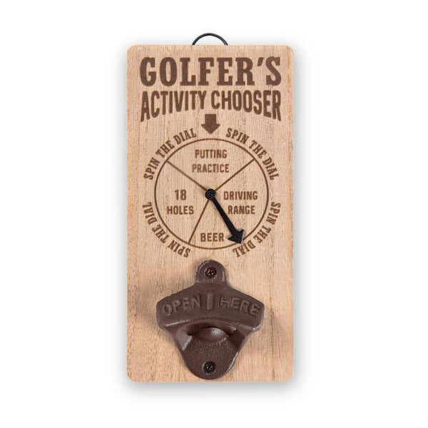 Chore Chooser Bottle Opener Golfer