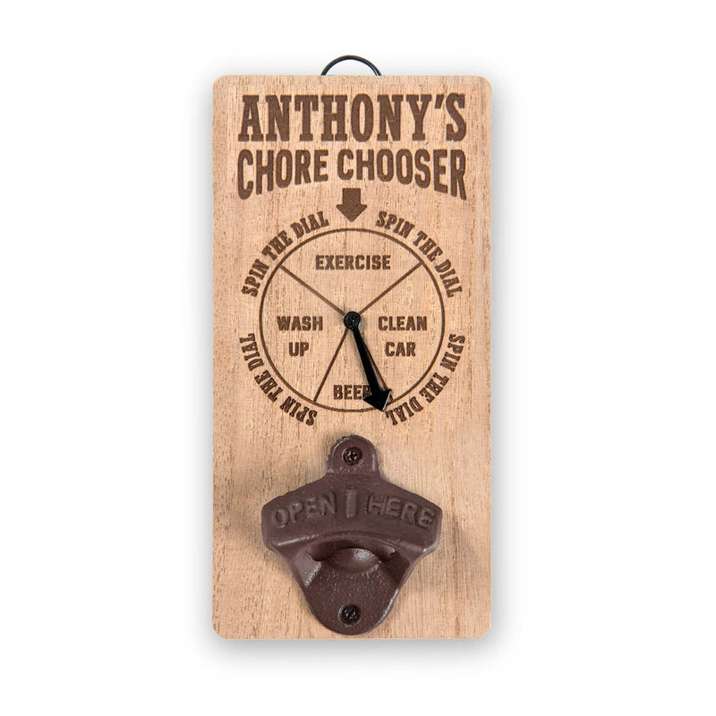 Chore Chooser Bottle Opener Anthony