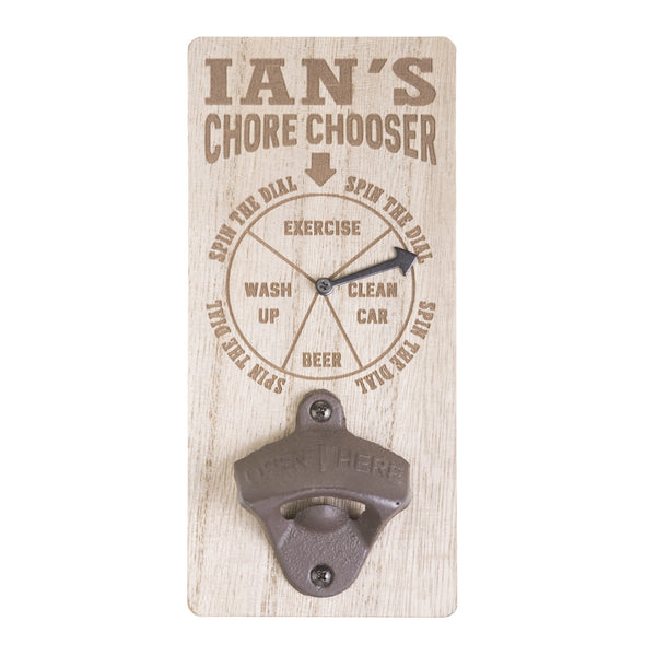 Chore Chooser Bottle Opener Ian