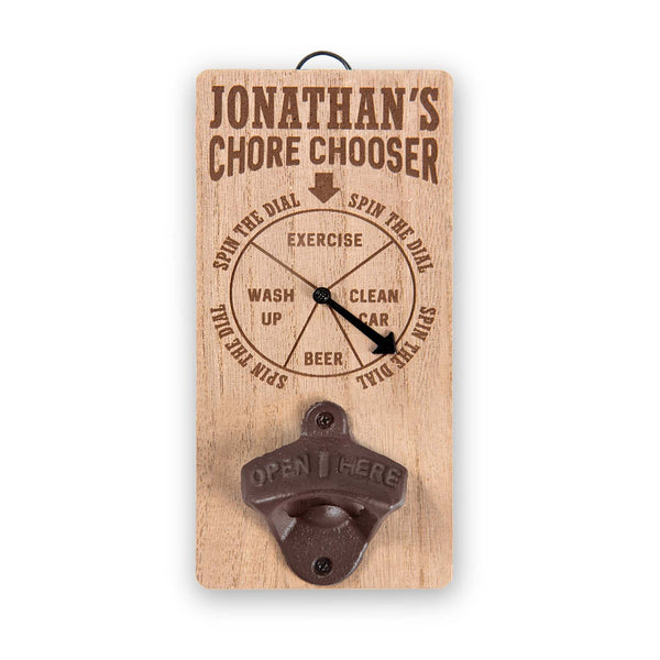 Chore Chooser Bottle Opener Jonathan