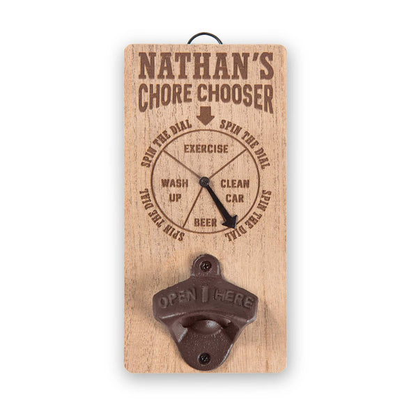 Chore Chooser Bottle Opener Nathan