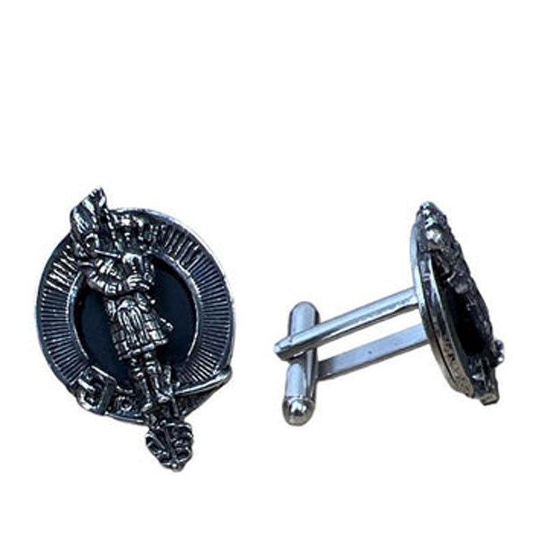 Clan Crest Cufflink Scots Piper