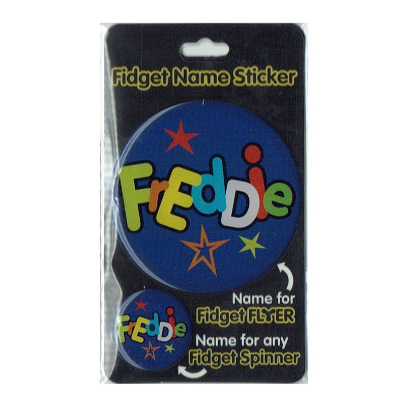 Fidget Flyer Name Stickers Freddie