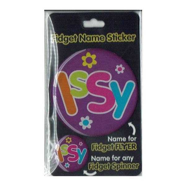 Fidget Flyer Name Stickers Issy