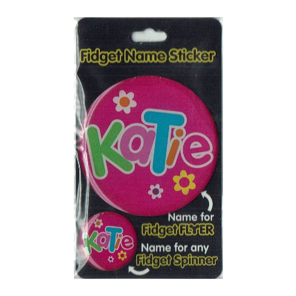 Fidget Flyer Name Stickers Katie