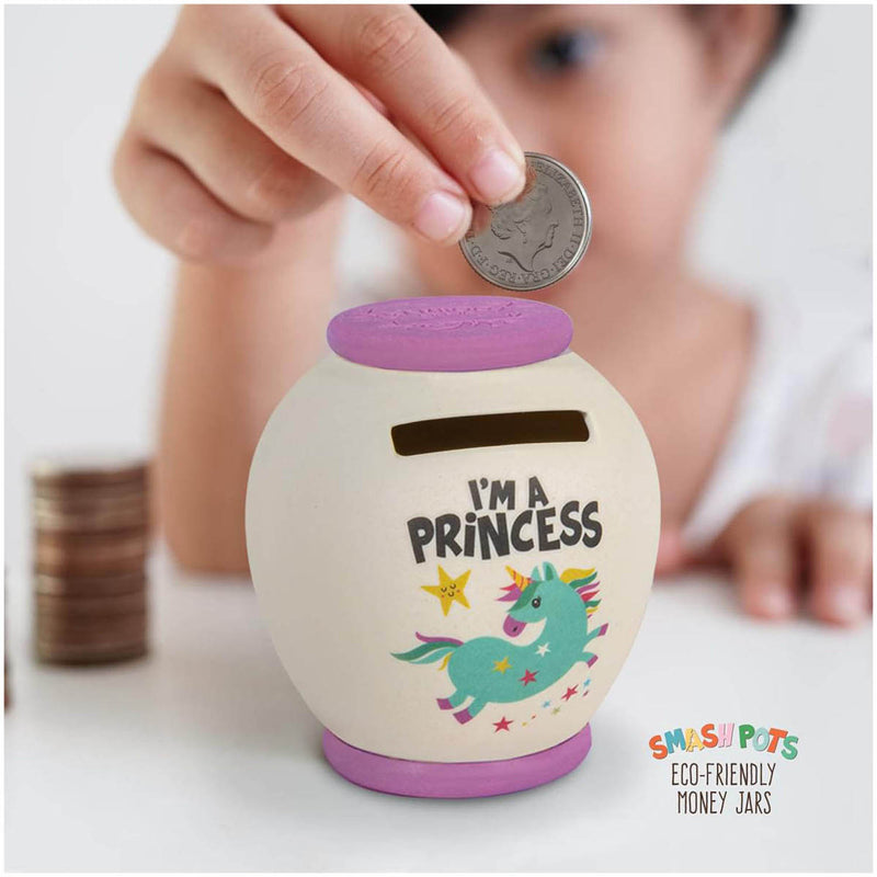 Bamboo Crew Smash Pot Money Jar - S I'm A Princess