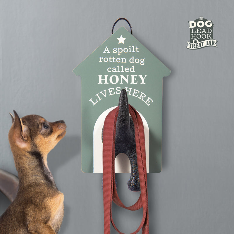 Dog Lead Hooks Honey