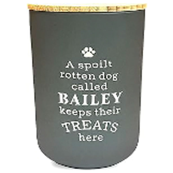 Dog Treat Jar Bailey