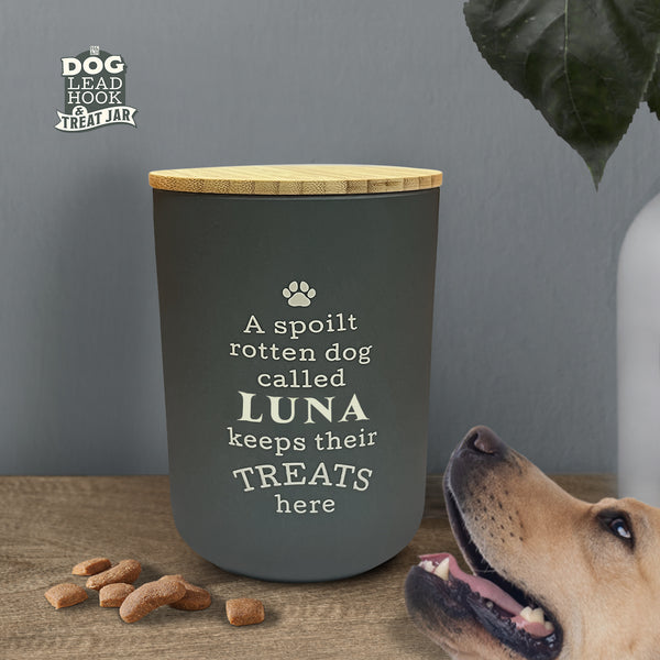 Dog Treat Jar Luna