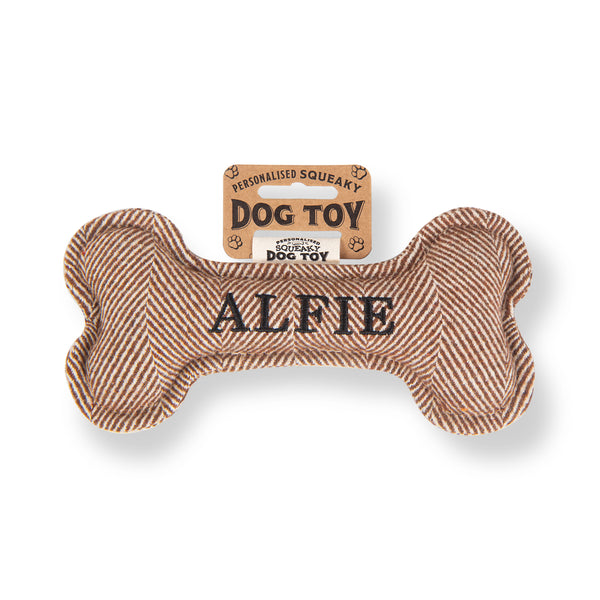 Squeaky Bone Dog Toy Alfie