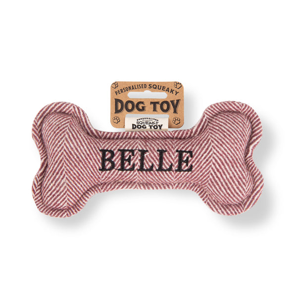 Squeaky Bone Dog Toy Belle