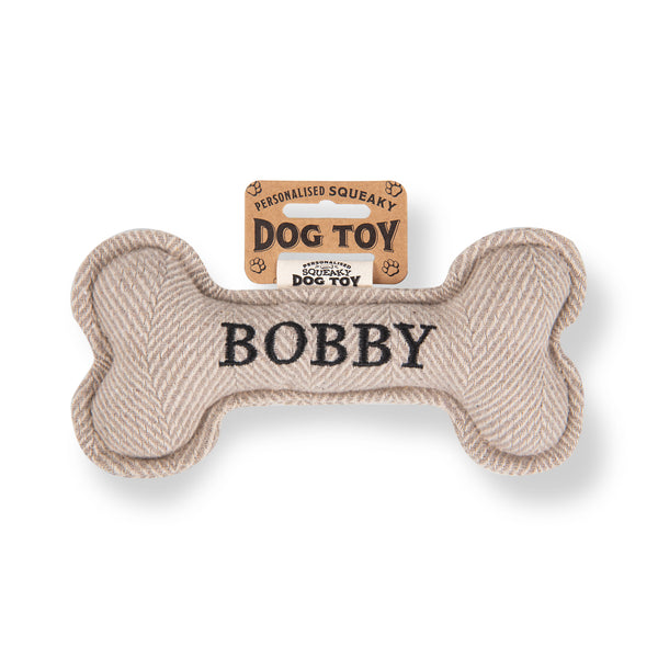 Squeaky Bone Dog Toy Bobby