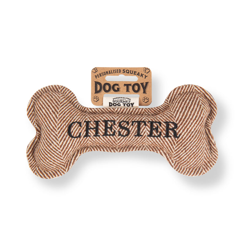 Squeaky Bone Dog Toy Chester