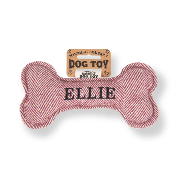 Squeaky Bone Dog Toy Ellie