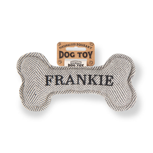 Squeaky Bone Dog Toy Frankie