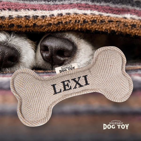 Squeaky Bone Dog Toy Lexi