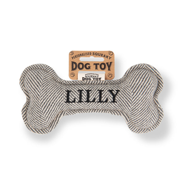 Squeaky Bone Dog Toy Lilly