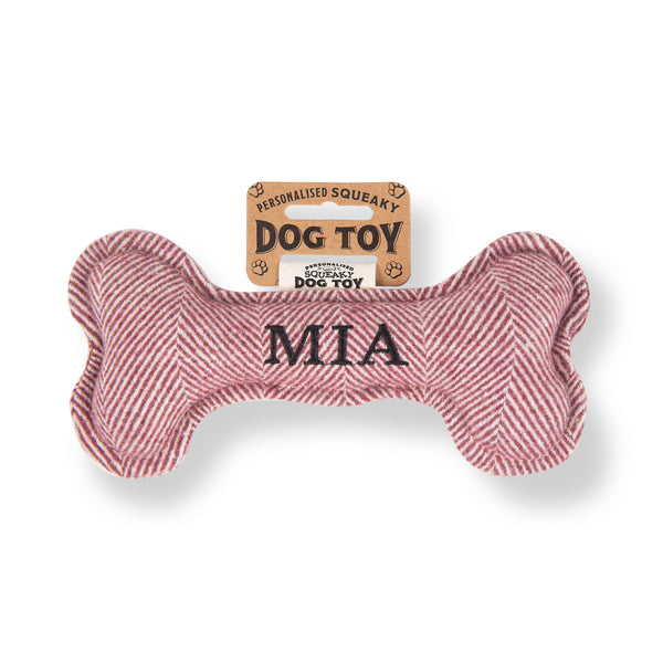 Squeaky Bone Dog Toy Mia