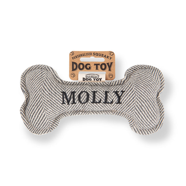 Squeaky Bone Dog Toy Molly