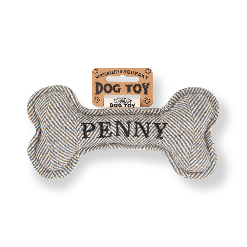 Squeaky Bone Dog Toy Penny