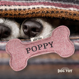 Squeaky Bone Dog Toy Poppy