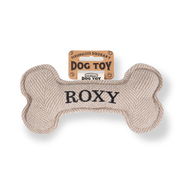 Squeaky Bone Dog Toy Roxy