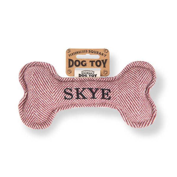 Squeaky Bone Dog Toy Skye