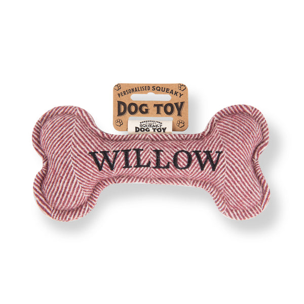 Squeaky Bone Dog Toy Willow