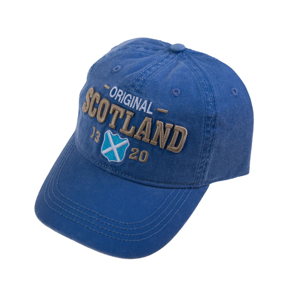 Scotland Vintage Shield Cap Blue