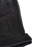 Suede Upper Ladies Gloves Black