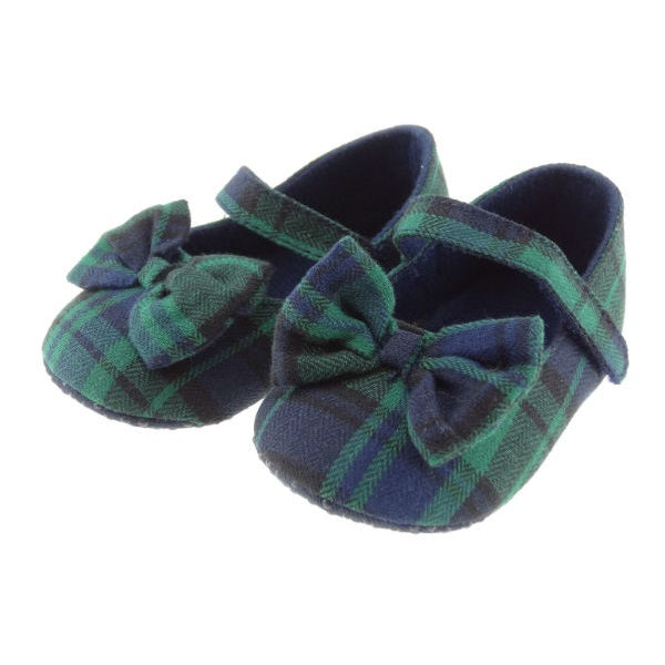 Bt1558 - Tartan Shoe With Bow