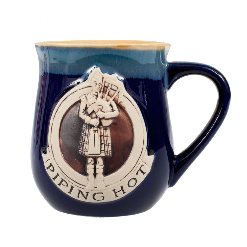 Stoneware Mug With Piper Blue