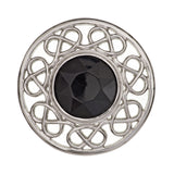 Stroma Brooch Black