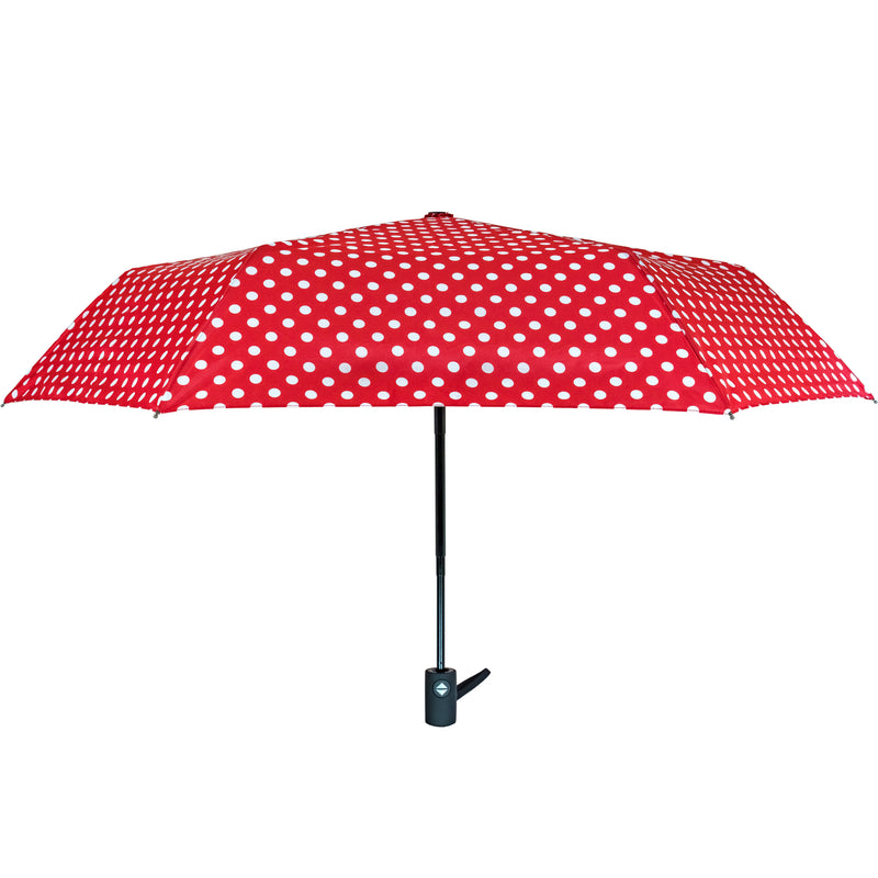 Polka Dot Auto Open & Close Umbrella