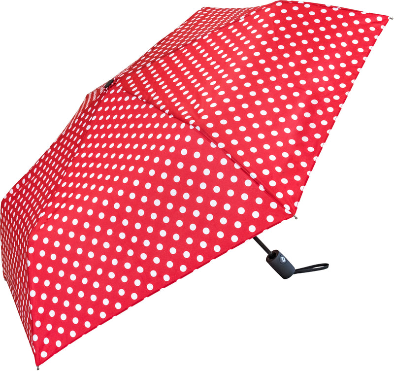 Polka Dot Auto Open & Close Umbrella