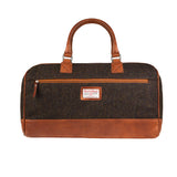 Ht Leather Weekender Bag Dark Brown Barleycorn / Tan