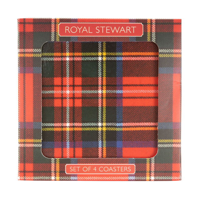 Tartan Coasters Set 4