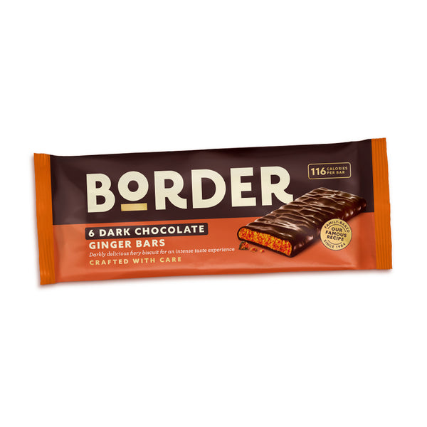 Border Dark Choc Ginger Bars