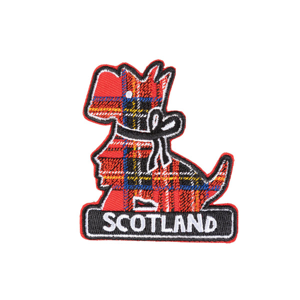 Tarta Scottie Tartan Patch