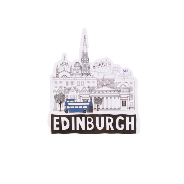 Big City Edinburgh Skyline Sticker