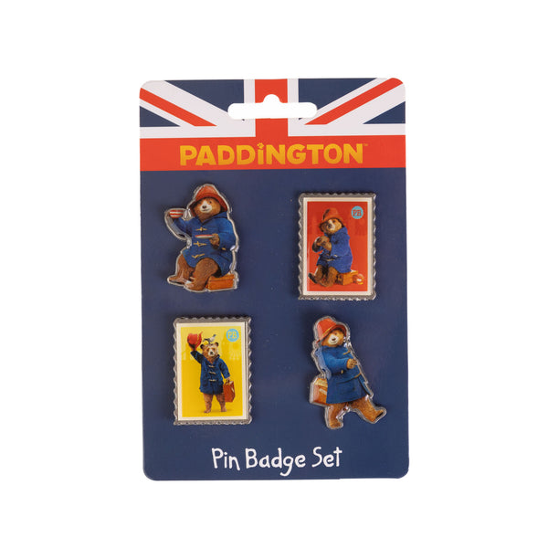 Paddington Bear Movie Pin Badge Set Of 4