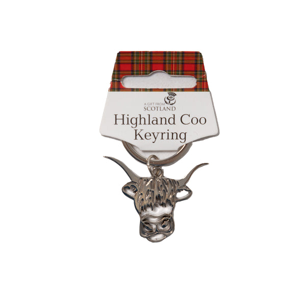 Highland Coo Keyring