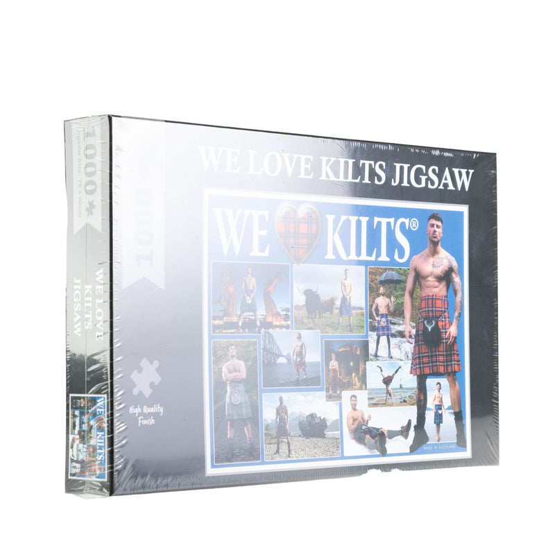 We Love Kilts 1000 Piece Jigsaw Blue