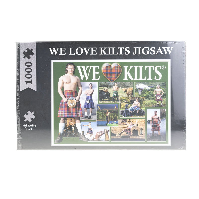 We Love Kilts 1000 Piece Jigsaw Green