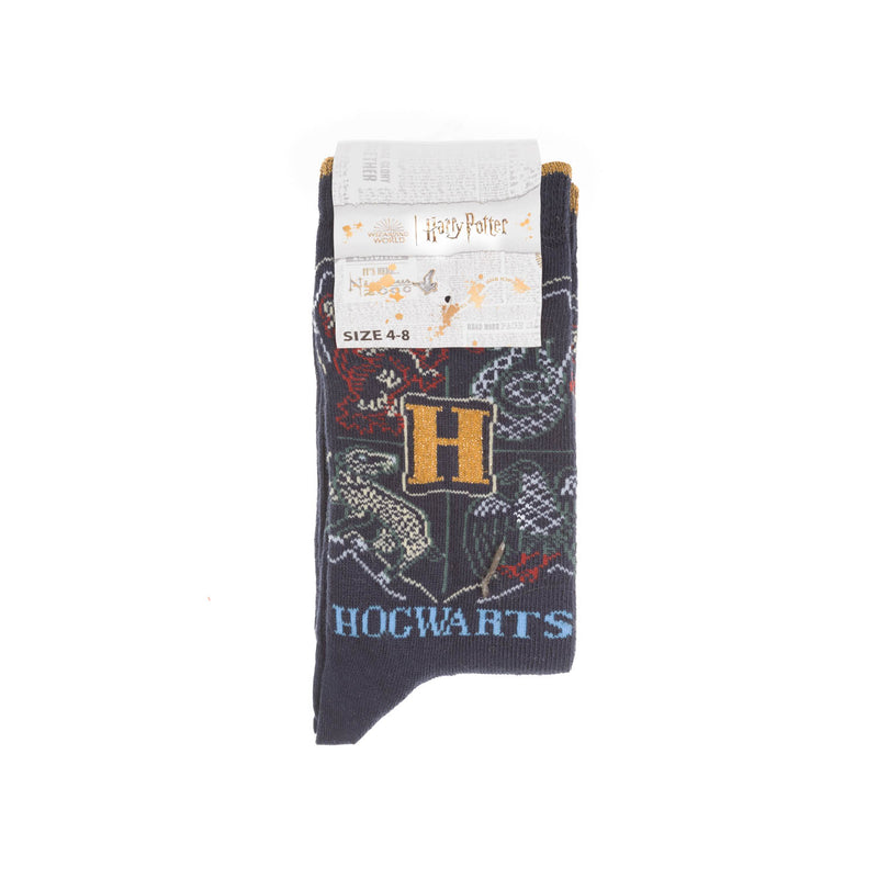 Hogwarts Glitter Ladies Socks