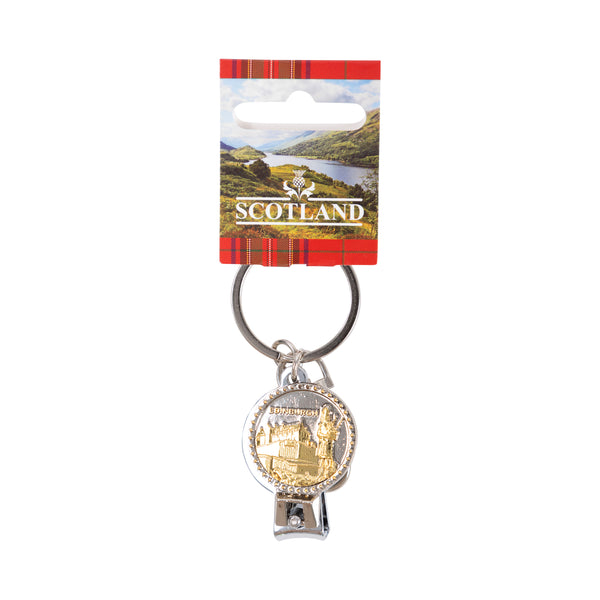 Nail Clipper Keyring Edin Castle / Piper