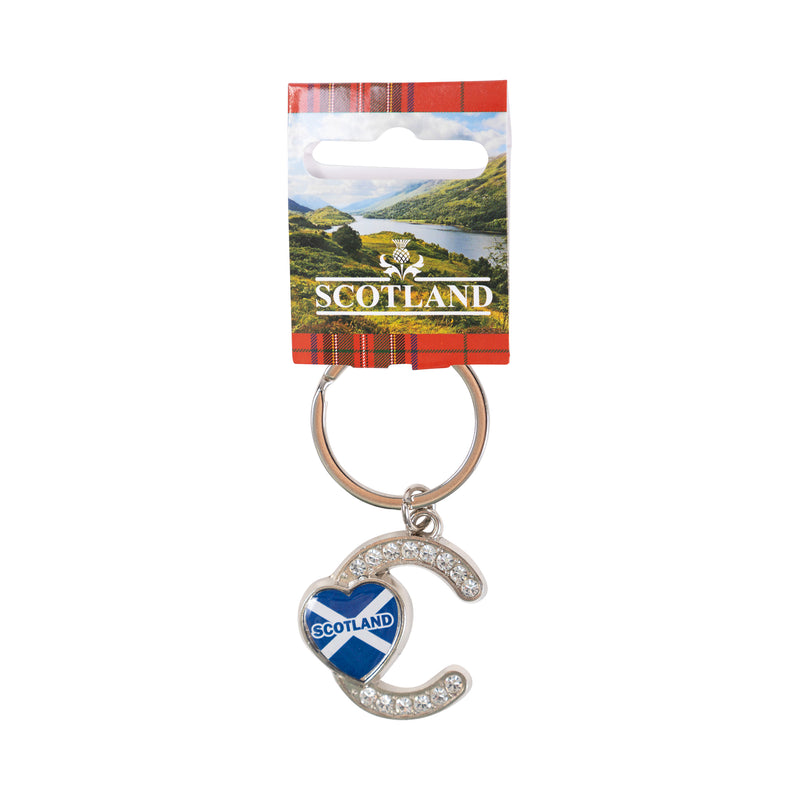 Sct Diamond Alpahbet Keyring - C