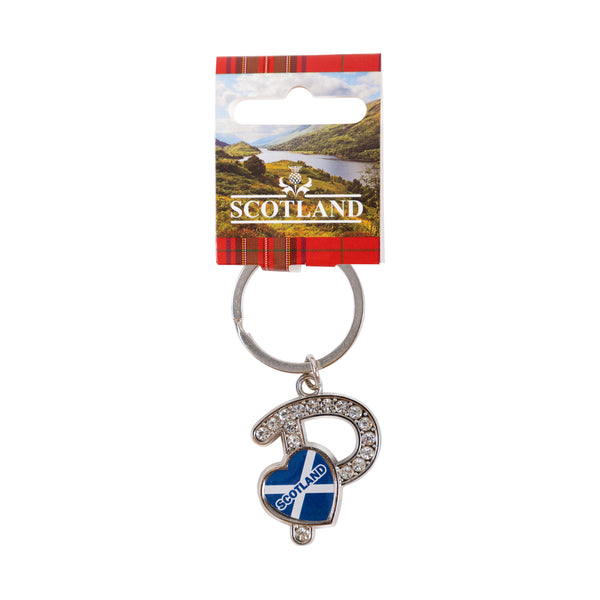 Sct Diamond Alpahbet Keyring - P