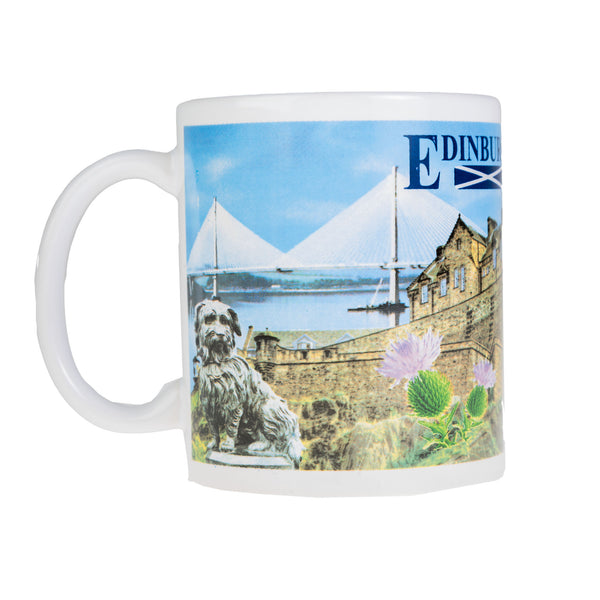 Mug White - Edinburgh Multi